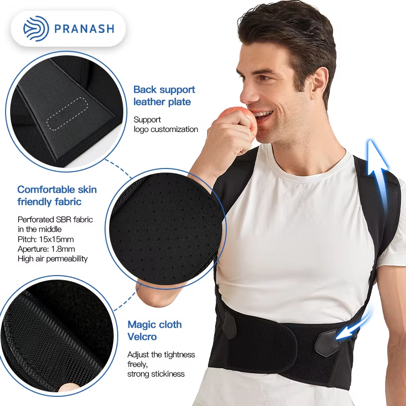 Ceinture correctrice de posture pour le dos et les épaules unisexe