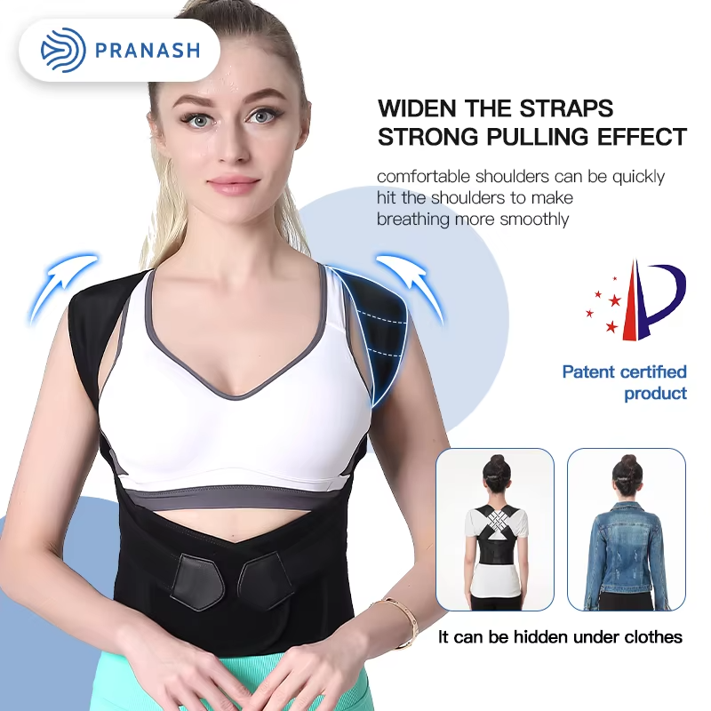 Ceinture correctrice de posture pour le dos et les épaules unisexe