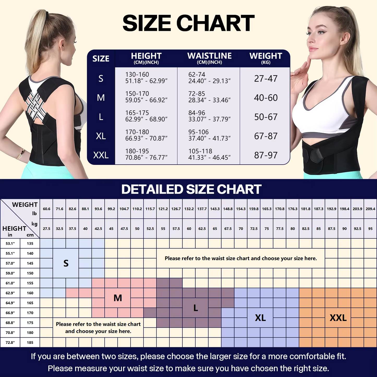 Ceinture correctrice de posture pour le dos et les épaules unisexe